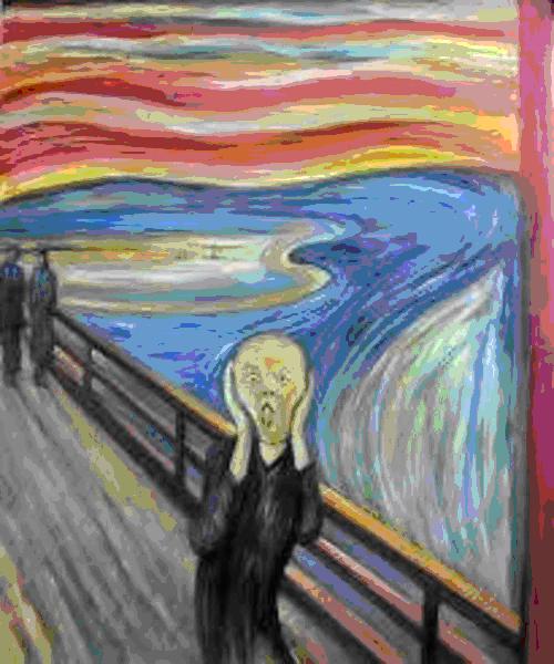 در پسِ تابلویِ جیغ The Scream