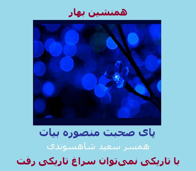 گفتگو با منصوره بیات (همسر سعید شاهسوندی)