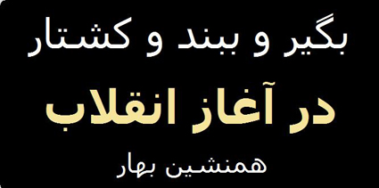 بگير و ببند و کُشتار، در آغاز انقلاب 