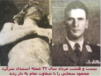 سرگرد محمود سخایی</br>آن «پرستو» که دشنه آجین شد